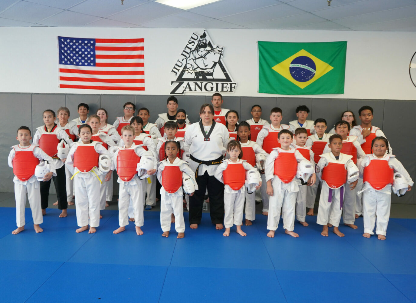 Zangief Jiu Jitsu Kids Taekwondo